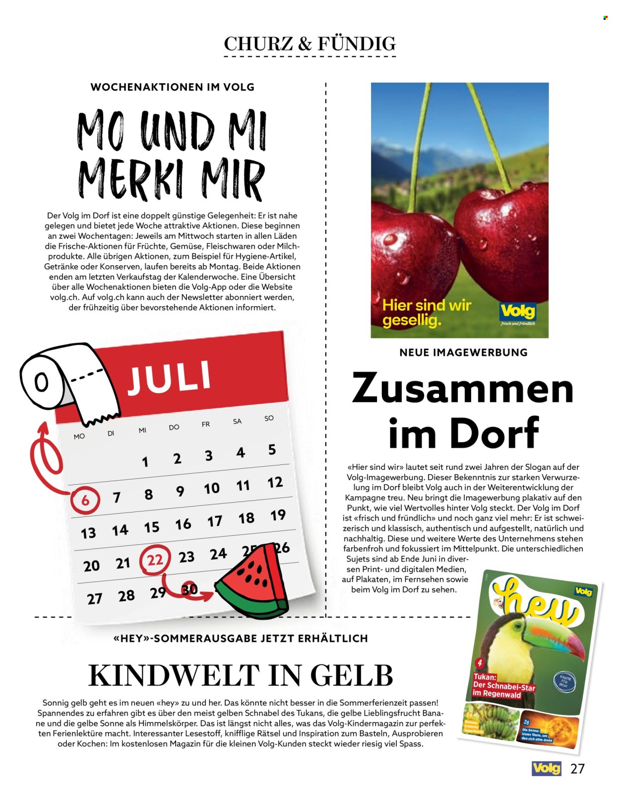 Volantino Volg - 1.7.2026 - 31.7.2026. Pagina 27