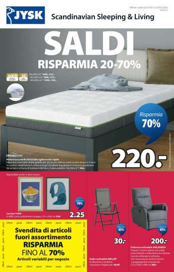 Catalogue JYSK - 7.7.2026 - 20.7.2026.