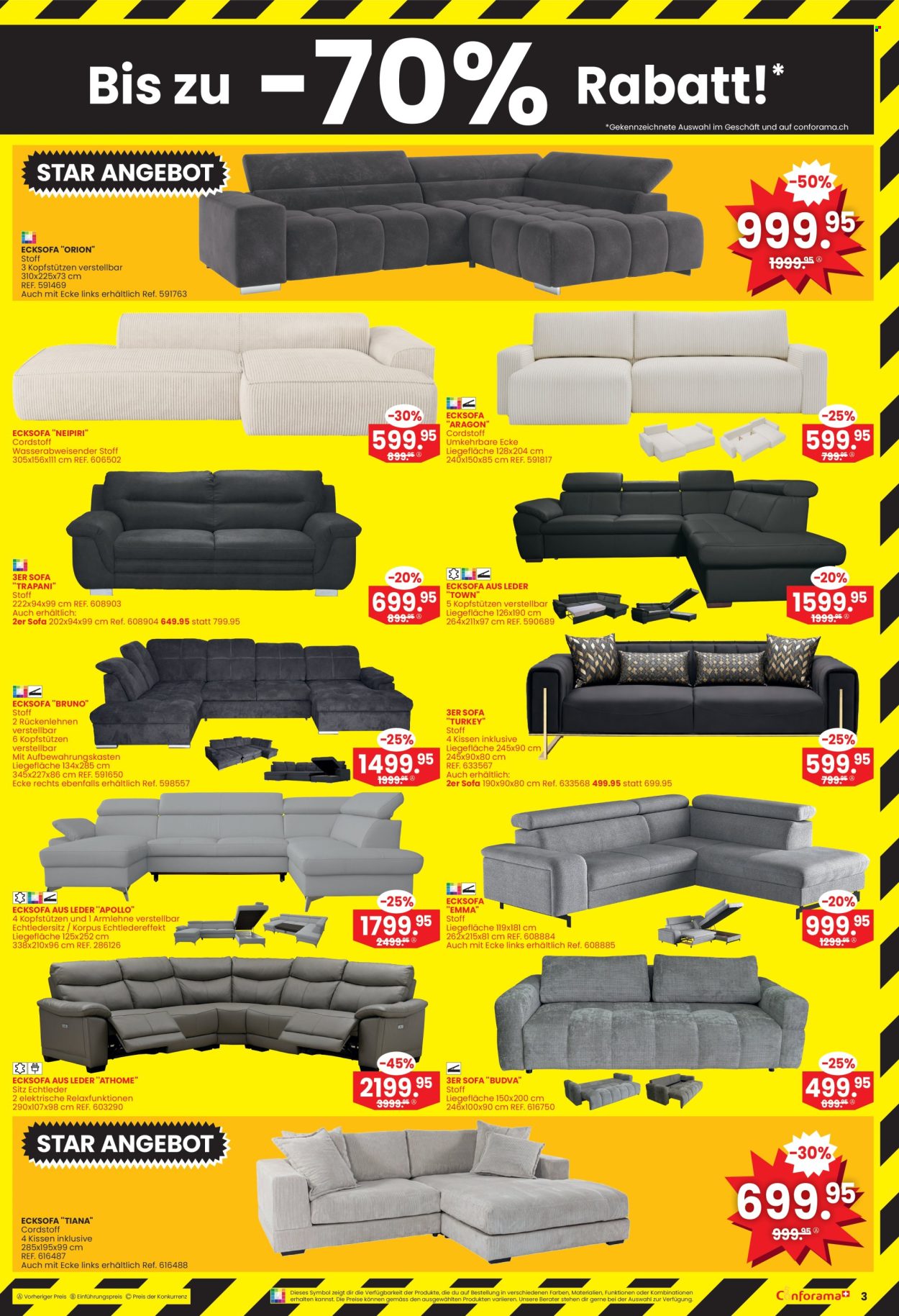 Volantino Conforama - 8.7.2026 - 21.7.2026. Pagina 3