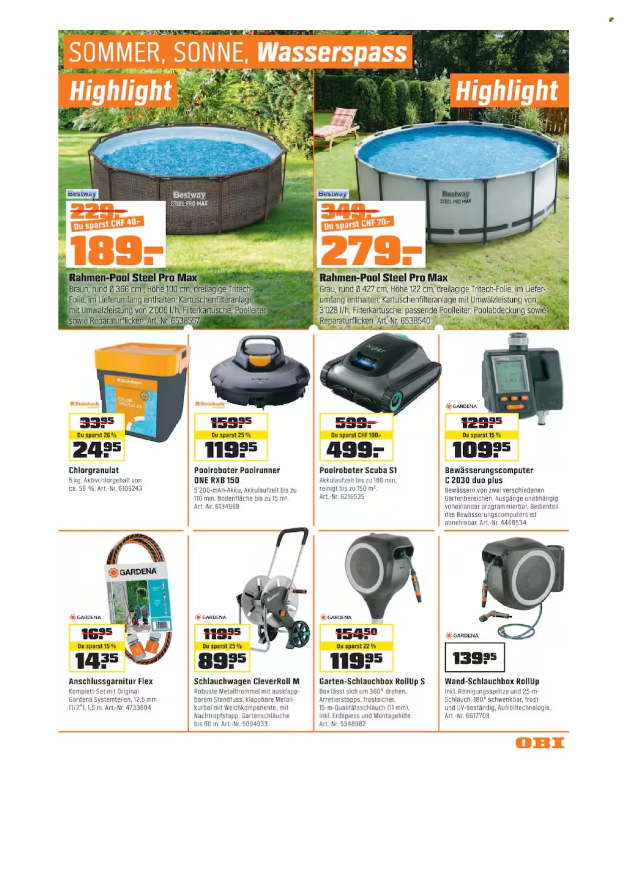 Catalogue OBI - 8.7.2026 - 4.8.2026. Page 7