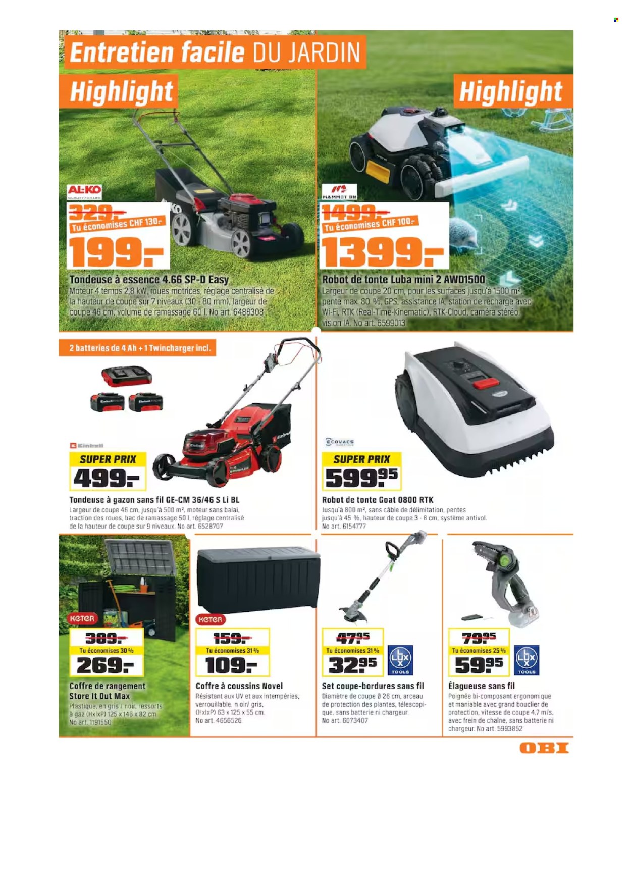 Volantino OBI - 8.7.2026 - 4.8.2026. Pagina 5