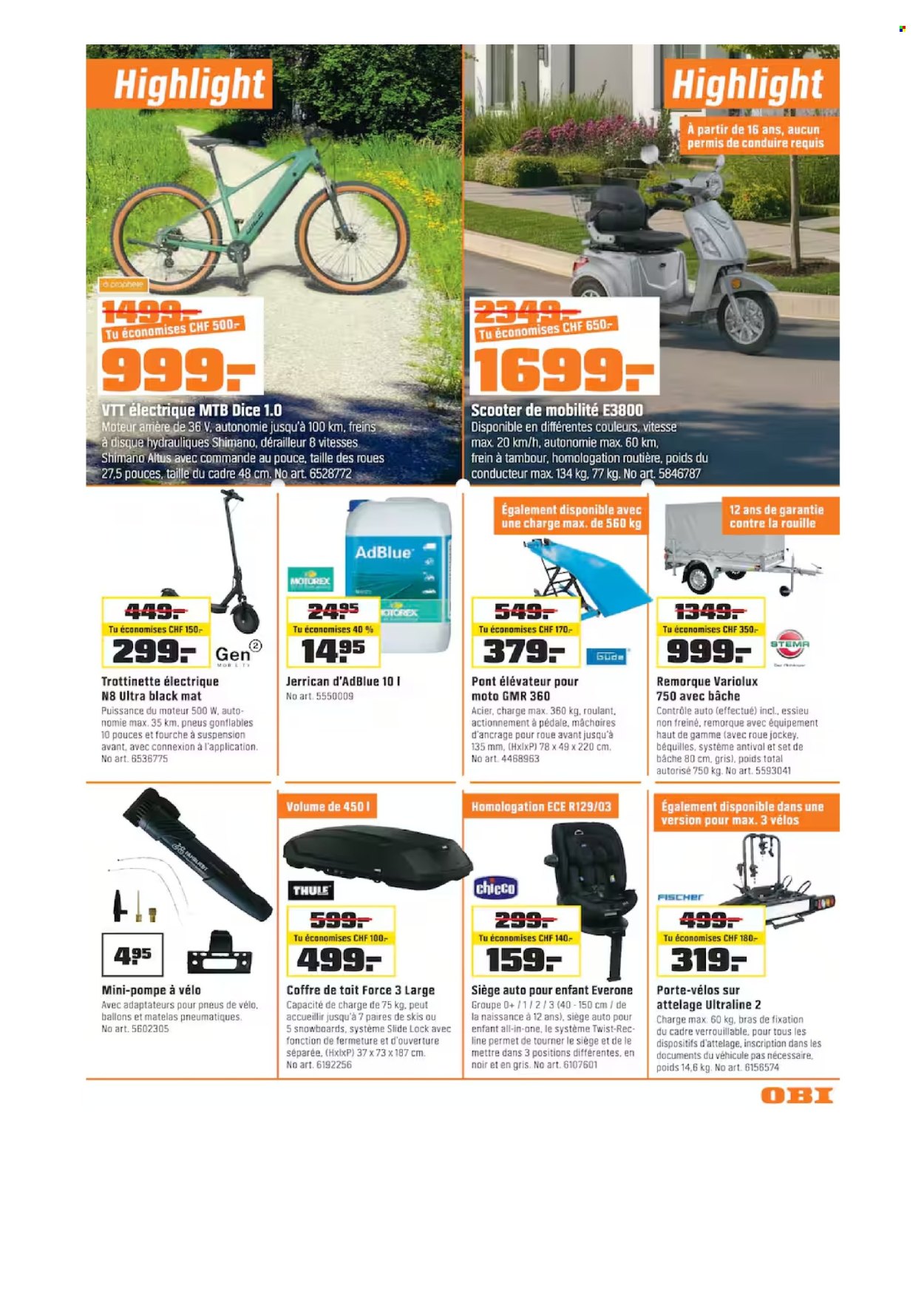 Volantino OBI - 8.7.2026 - 4.8.2026. Pagina 9
