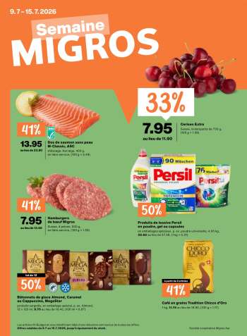 Catalogue Migros - 9.7.2026 - 15.7.2026.