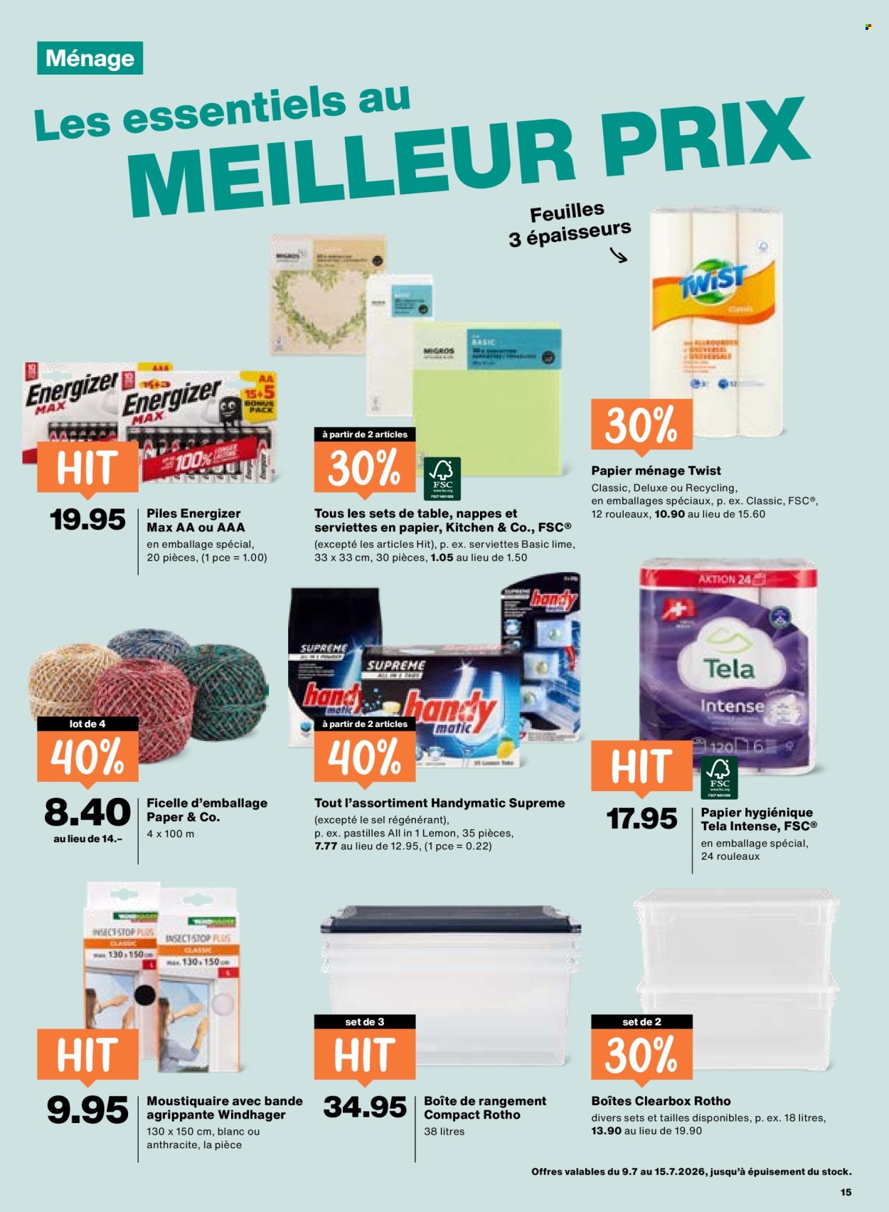 Volantino Migros - 9.7.2026 - 15.7.2026. Pagina 15