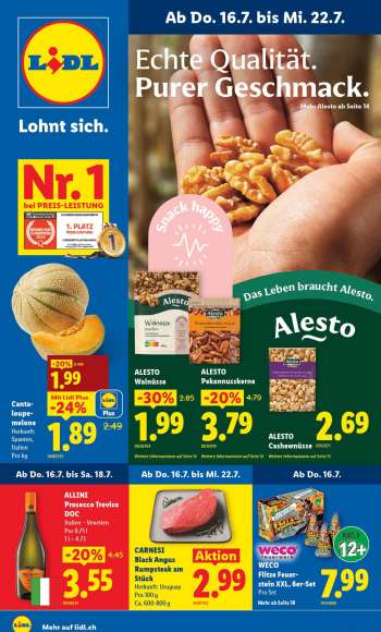 Prospekte Lidl - 16.7.2026 - 22.7.2026.