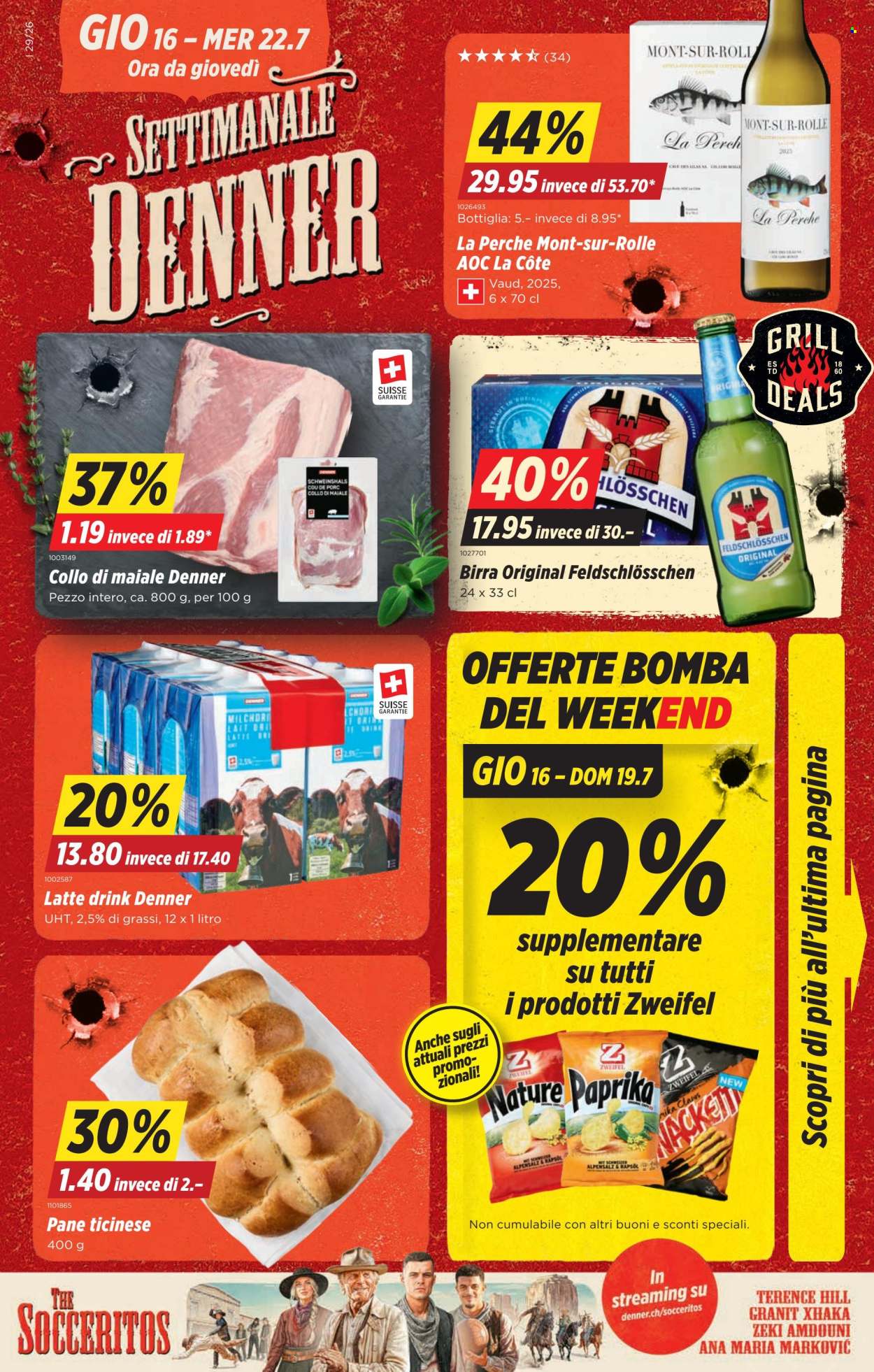 Volantino Denner - 16.7.2026 - 22.7.2026. Pagina 1