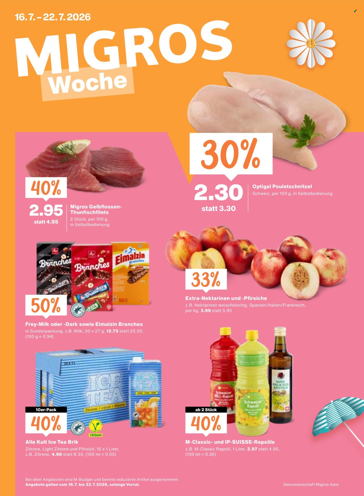 Volantino Migros - 16.7.2026 - 22.7.2026. Pagina 1