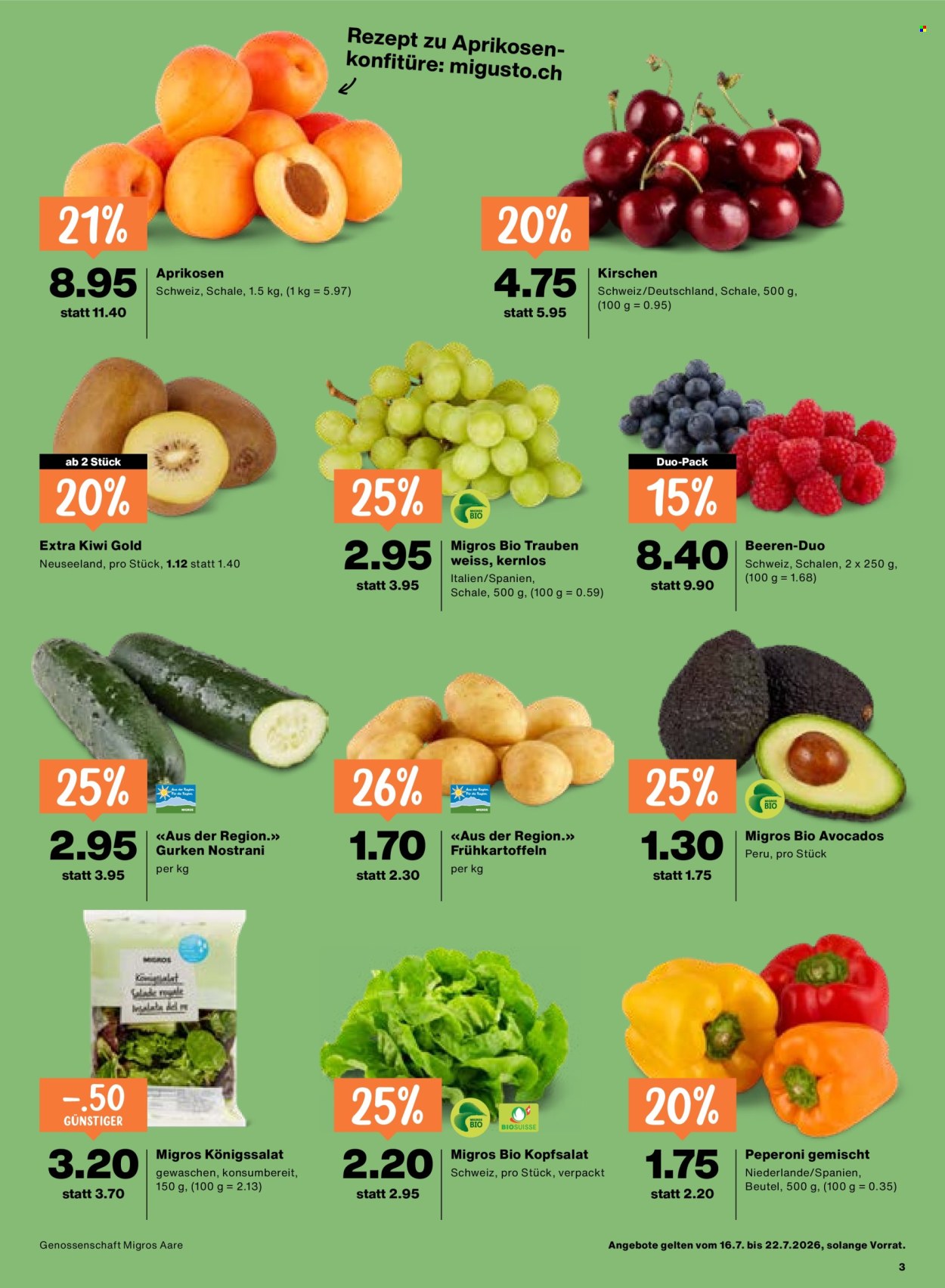 Volantino Migros - 16.7.2026 - 22.7.2026. Pagina 3