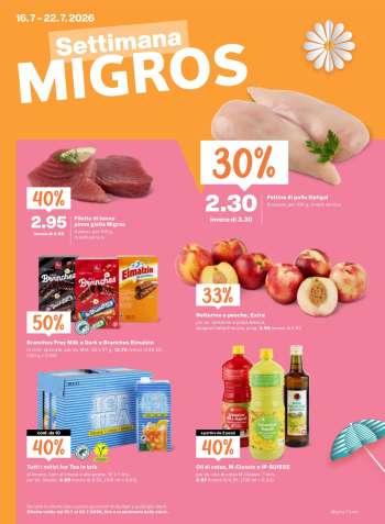 Prospekte Migros - 16.7.2026 - 22.7.2026.