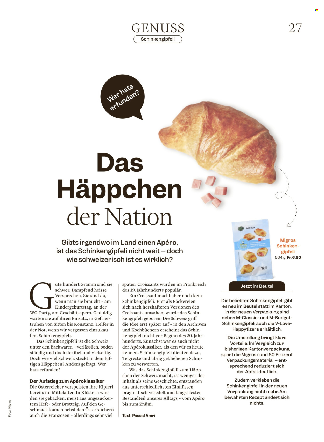 Volantino Migros - 15.7.2026 - 22.7.2026. Pagina 27