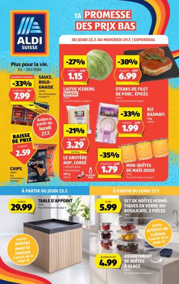 Catalogue Aldi - 23.7.2026 - 29.7.2026.
