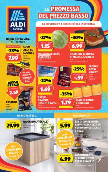 Volantino Aldi - 23.7.2026 - 29.7.2026.