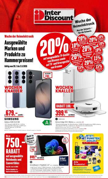 Catalogue Interdiscount - 20.7.2026 - 2.8.2026.