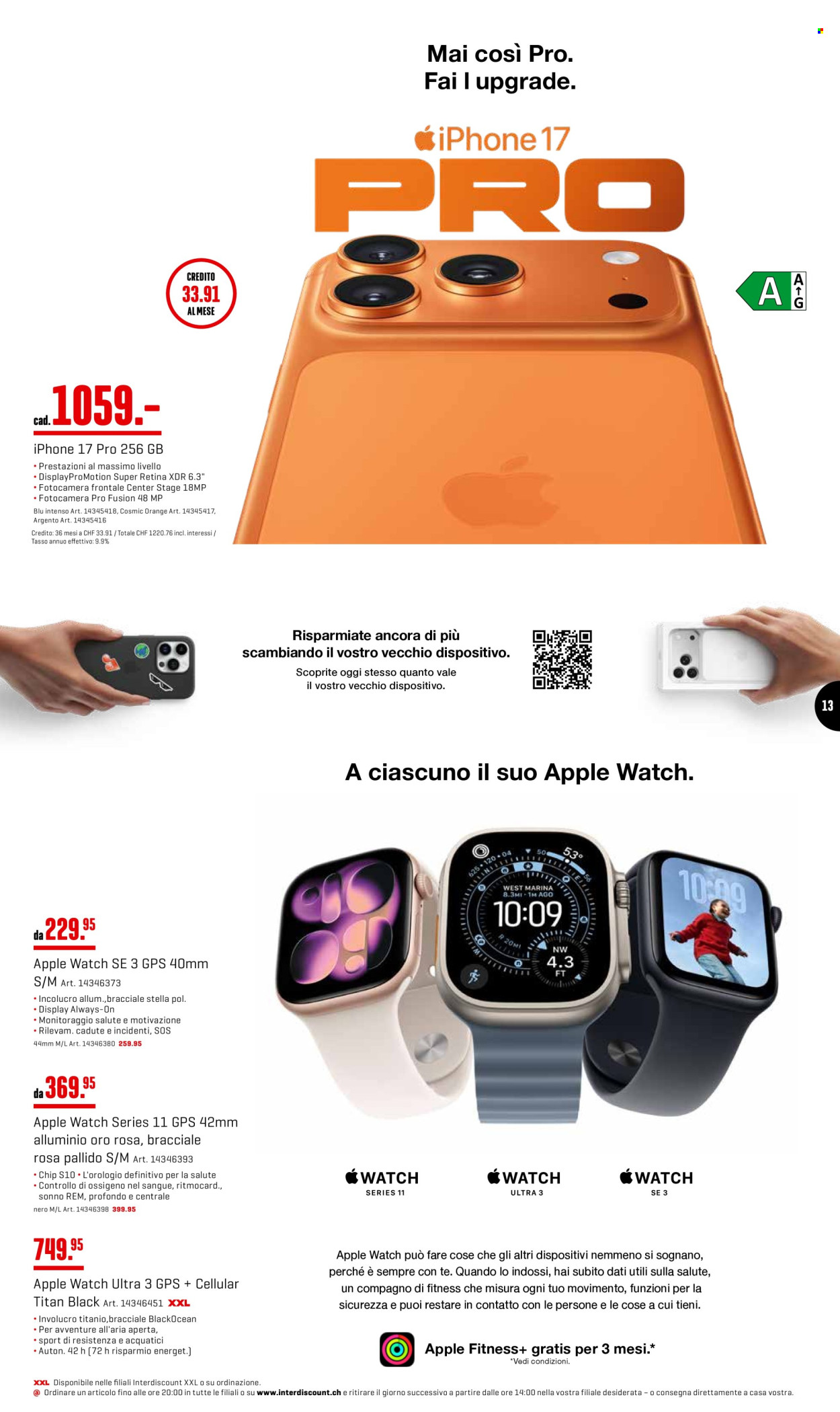 Volantino Interdiscount - 20.7.2026 - 2.8.2026. Pagina 13