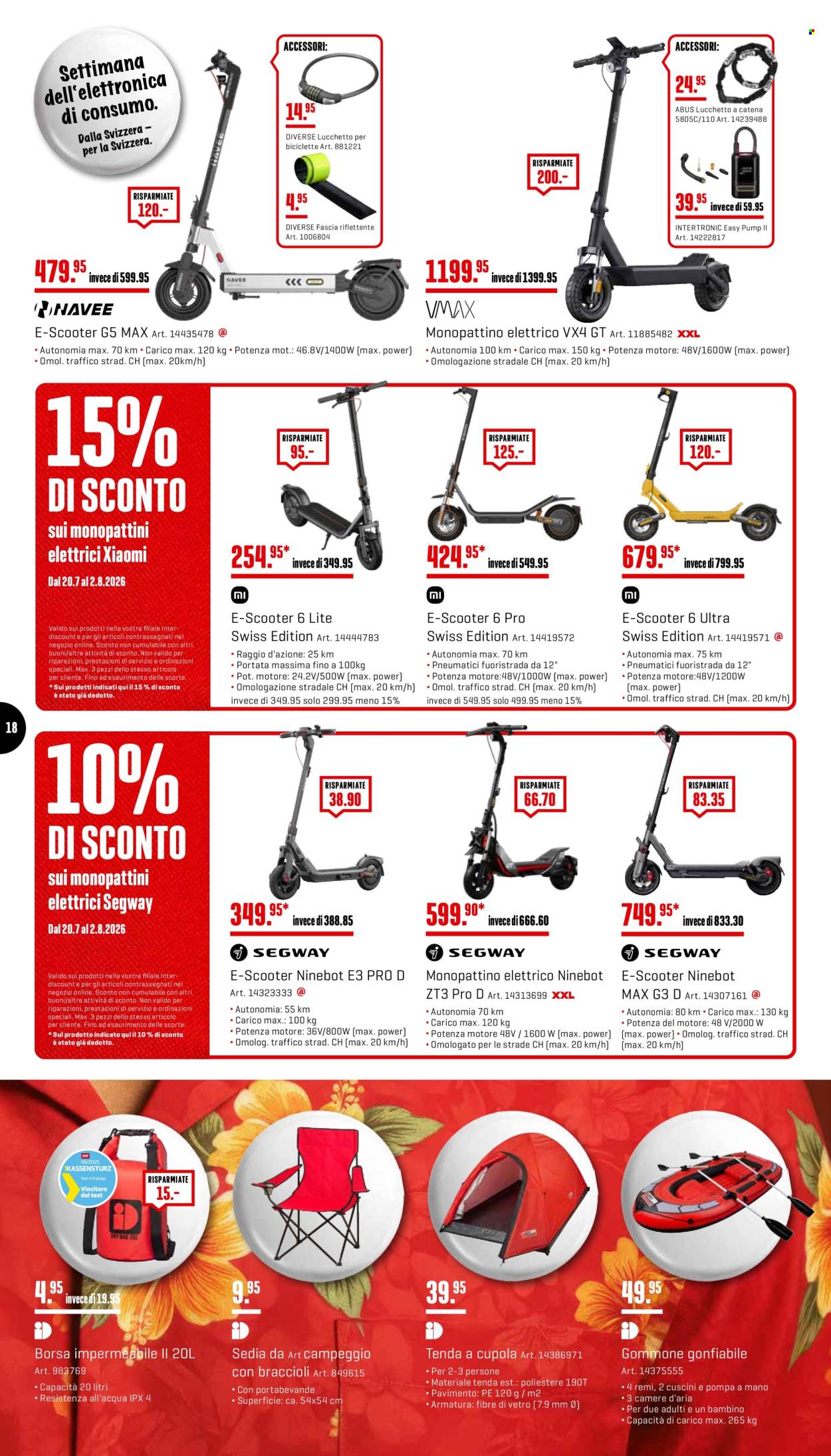 Volantino Interdiscount - 20.7.2026 - 2.8.2026. Pagina 18