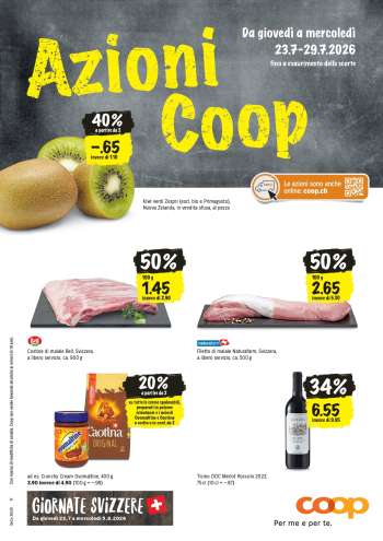 Prospekte Coop - 23.7.2026 - 29.7.2026.