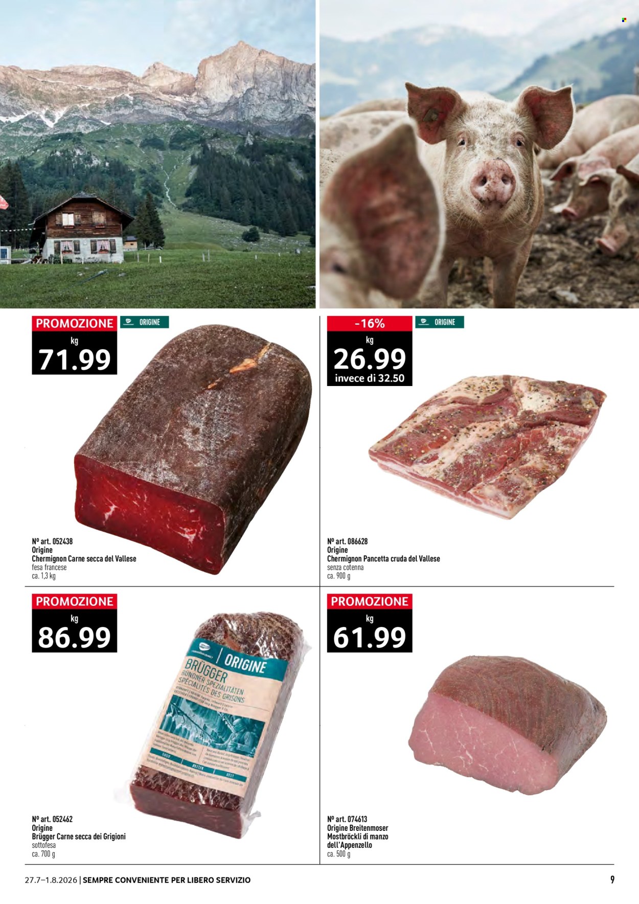 Volantino Prodega - 27.7.2026 - 1.8.2026. Pagina 9