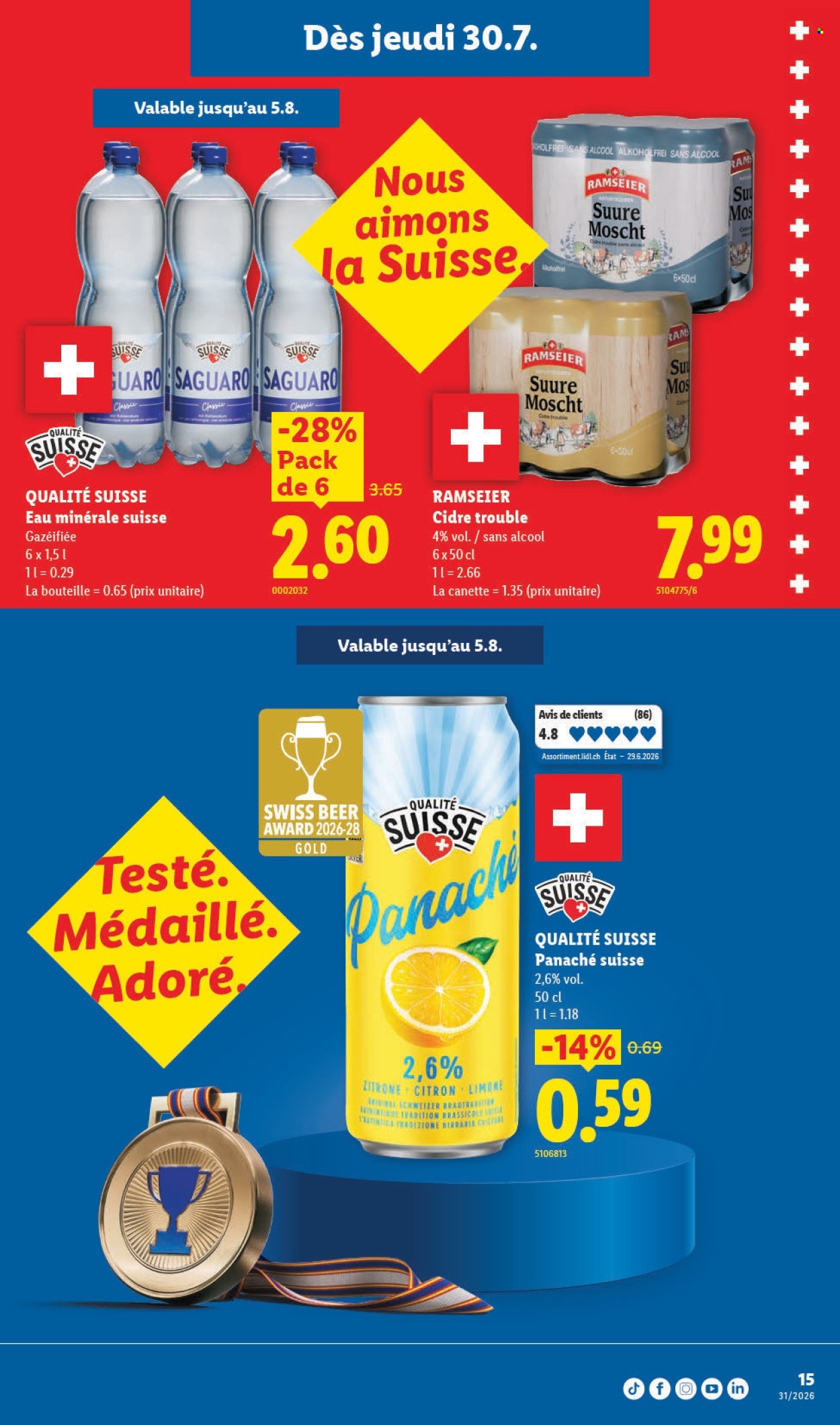 Volantino Lidl - 30.7.2026 - 5.8.2026. Pagina 15