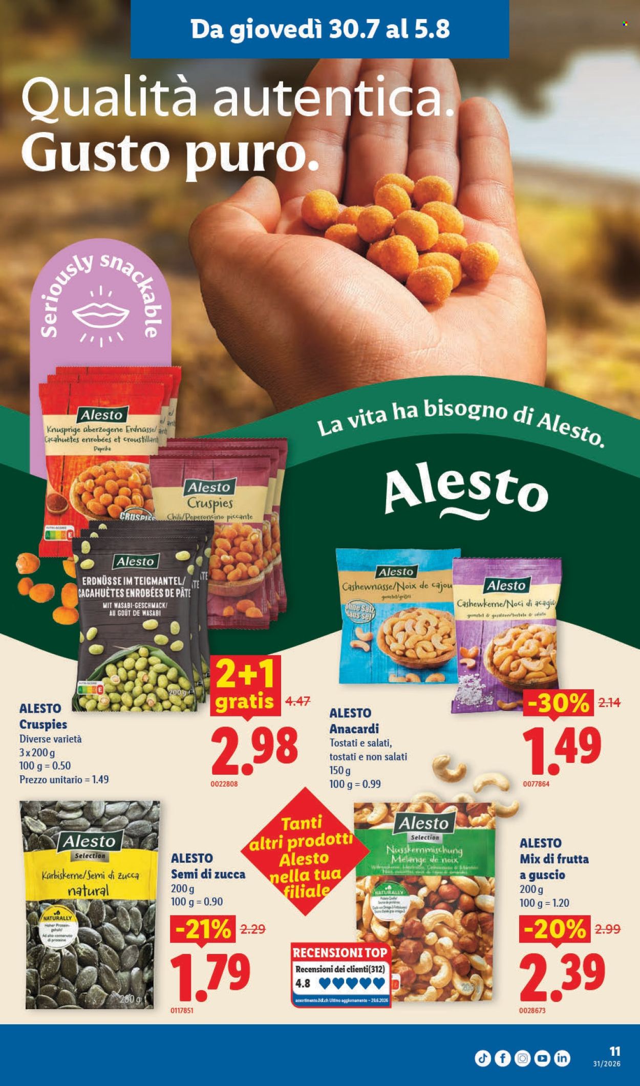Volantino Lidl - 30.7.2026 - 5.8.2026. Pagina 11