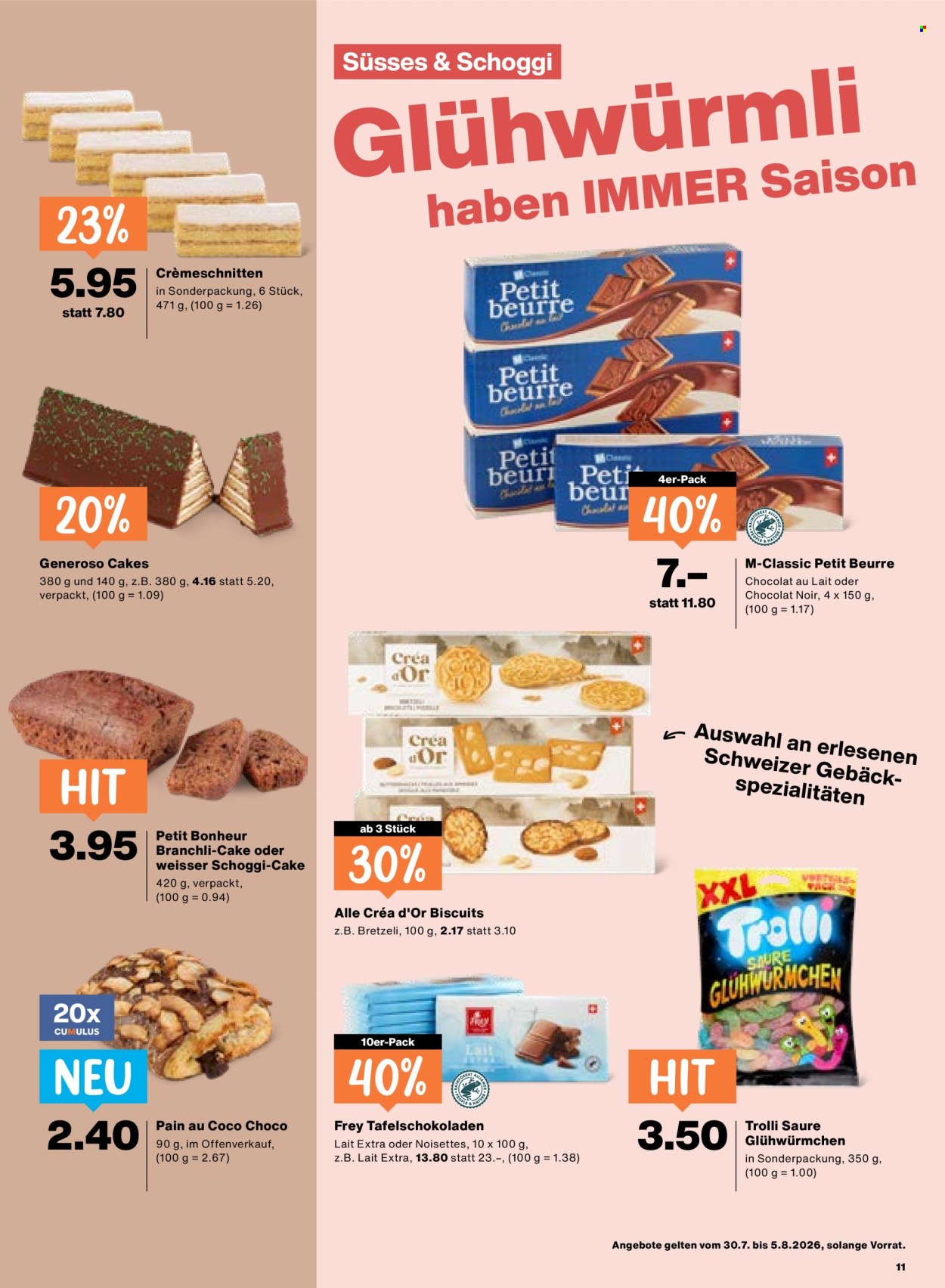 Prospekt Migros - 30.7.2026 - 5.8.2026. Seite 11