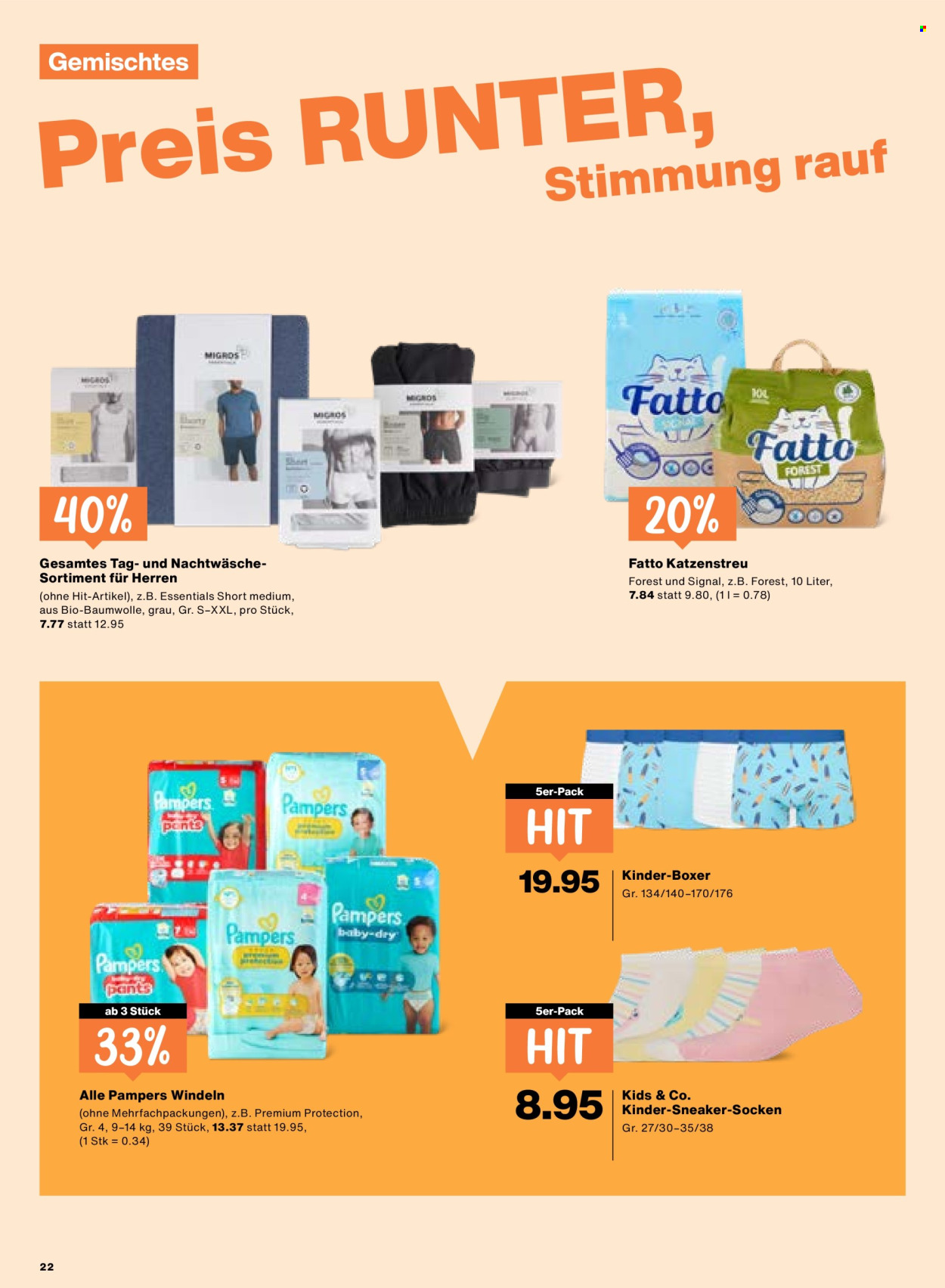Prospekt Migros - 30.7.2026 - 5.8.2026. Seite 22
