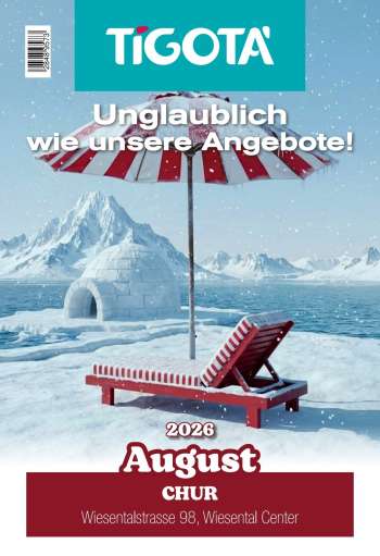Prospekte Tigotà - 1.8.2026 - 31.8.2026.