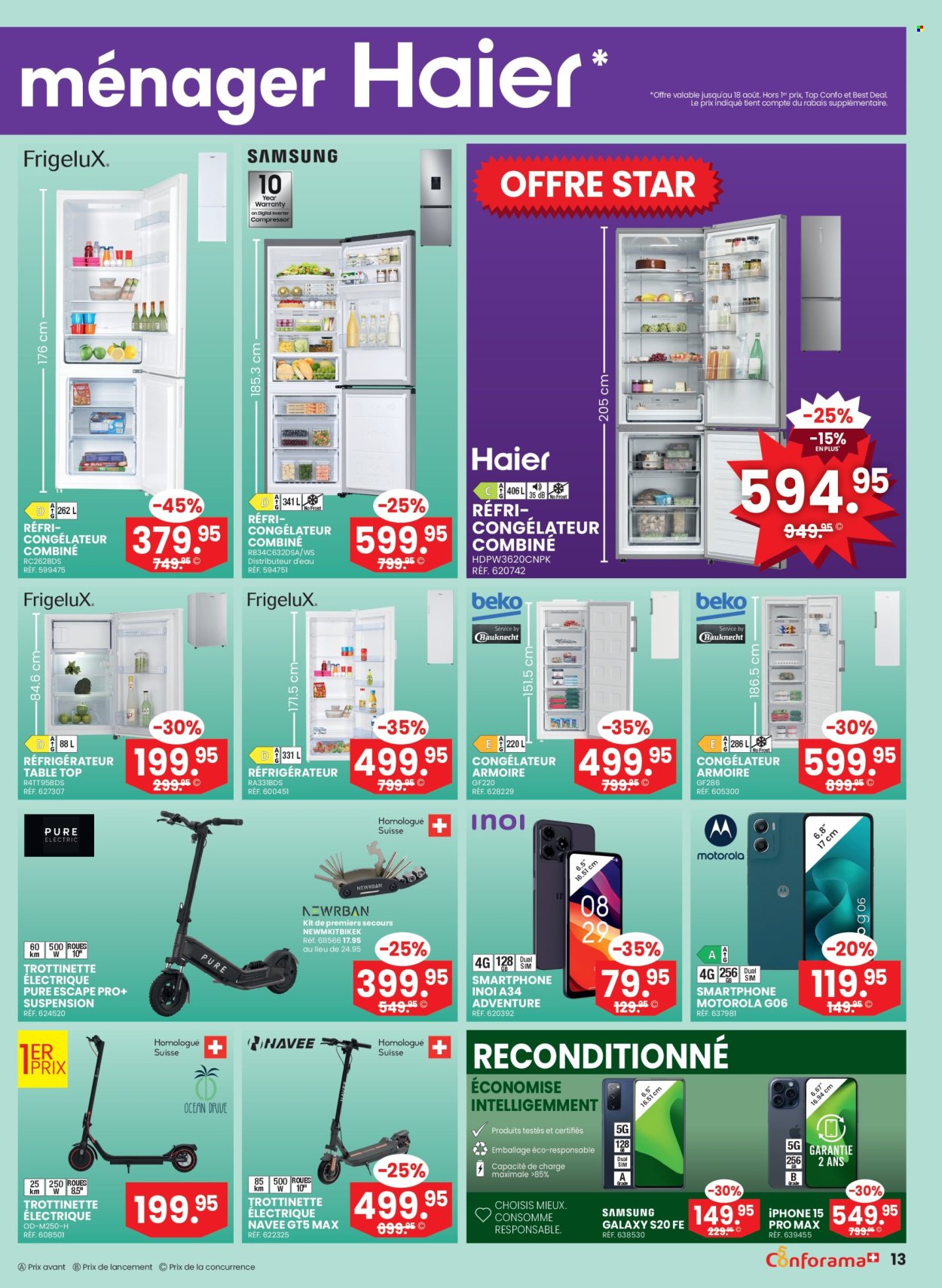 Prospekt Conforama - 5.8.2026 - 25.8.2026. Seite 13