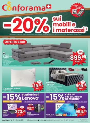 Prospekte Conforama - 5.8.2026 - 25.8.2026.