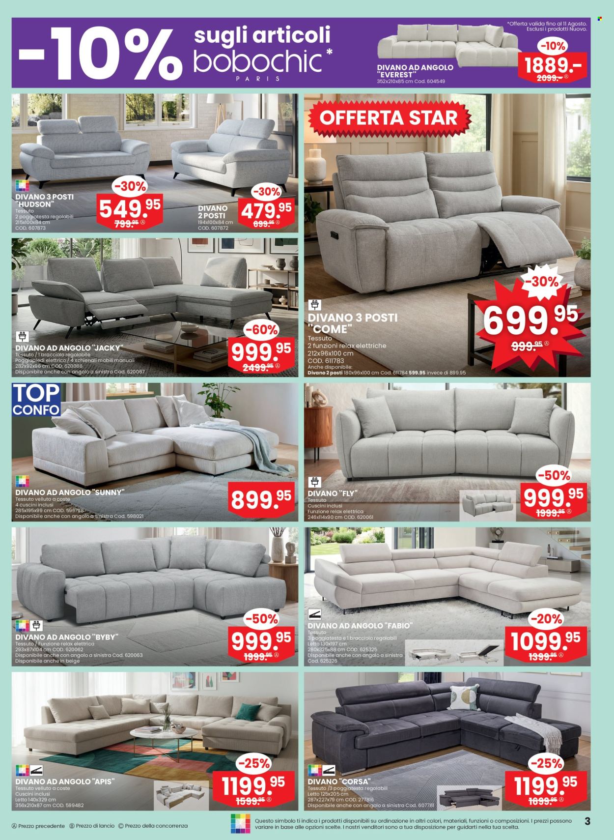 Volantino Conforama - 5.8.2026 - 25.8.2026. Pagina 3