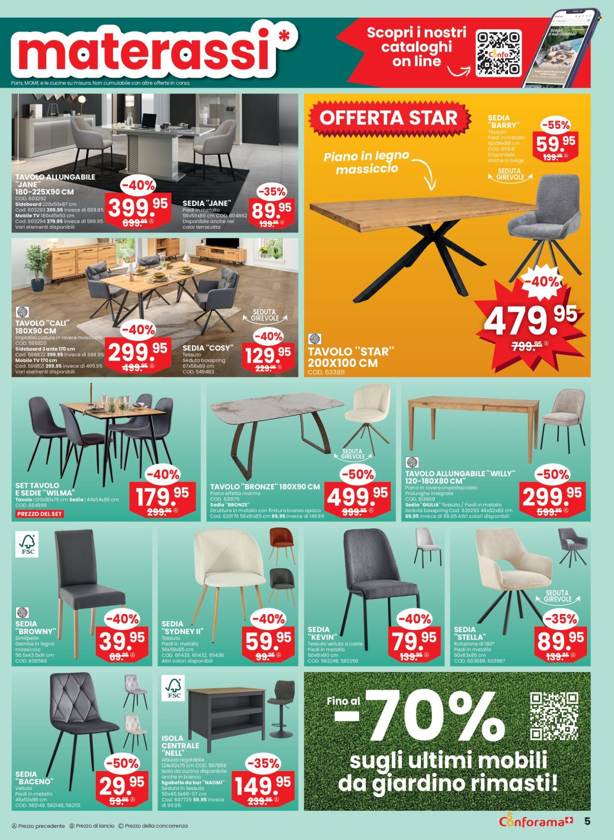 Volantino Conforama - 5.8.2026 - 25.8.2026. Pagina 5