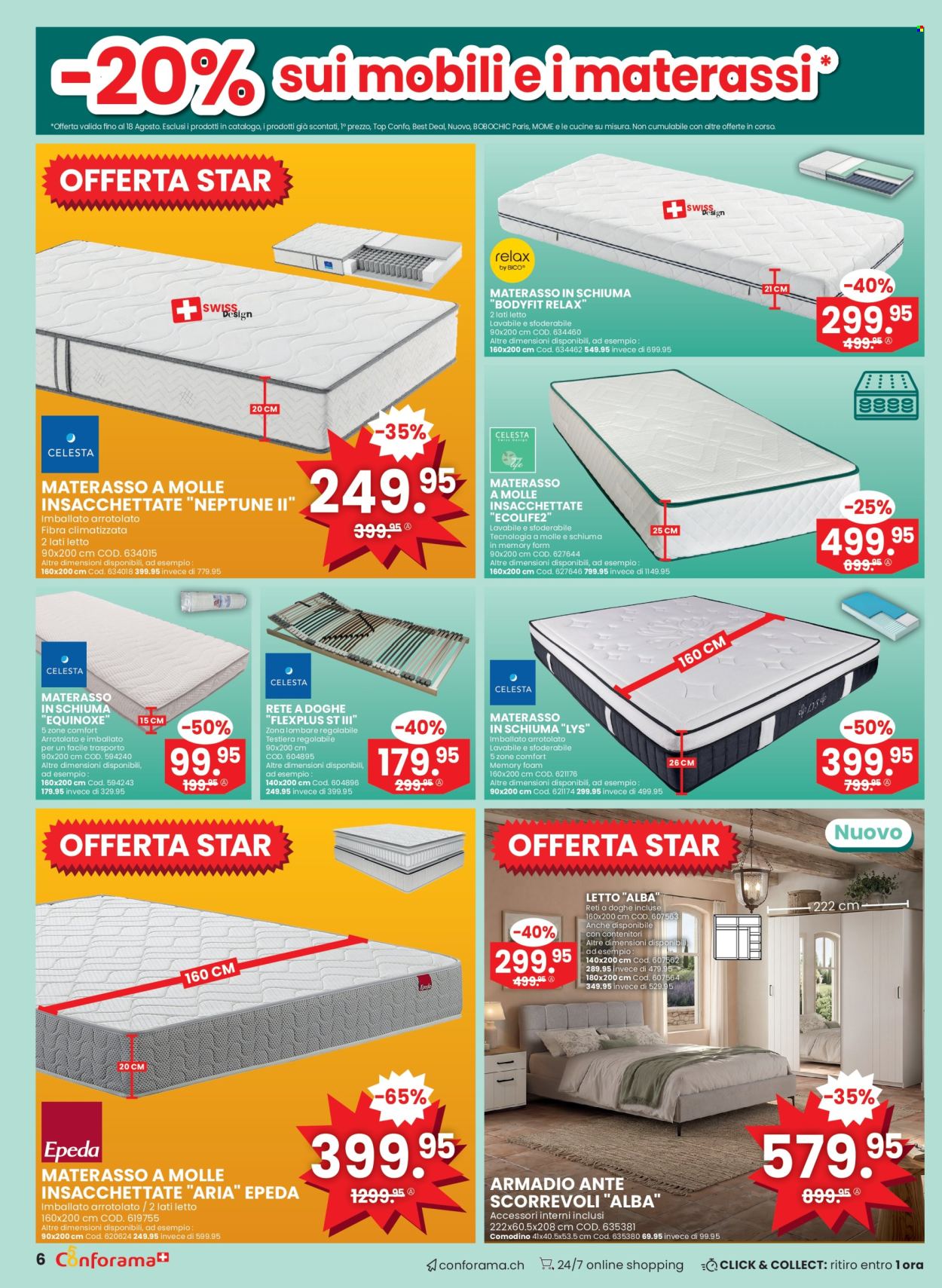 Volantino Conforama - 5.8.2026 - 25.8.2026. Pagina 6
