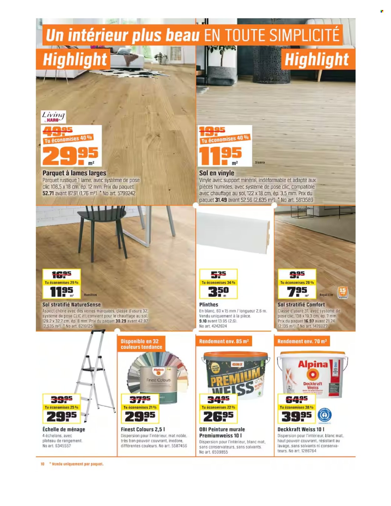 Catalogue OBI - 5.8.2026 - 30.8.2026. Page 10