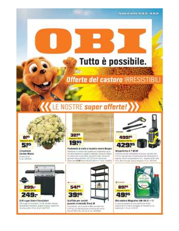 Catalogue OBI - 5.8.2026 - 30.8.2026.