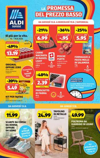 Volantino Aldi - 13.8.2026 - 19.8.2026.
