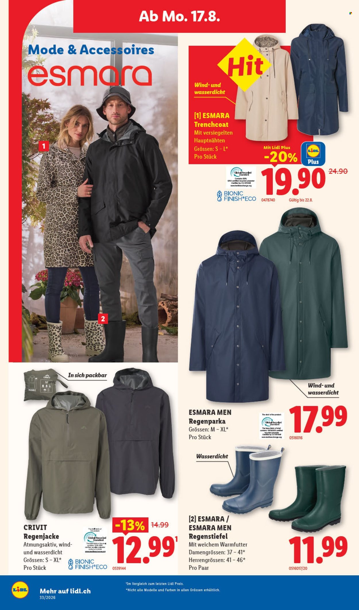 Prospekt Lidl - 13.8.2026 - 19.8.2026. Seite 34