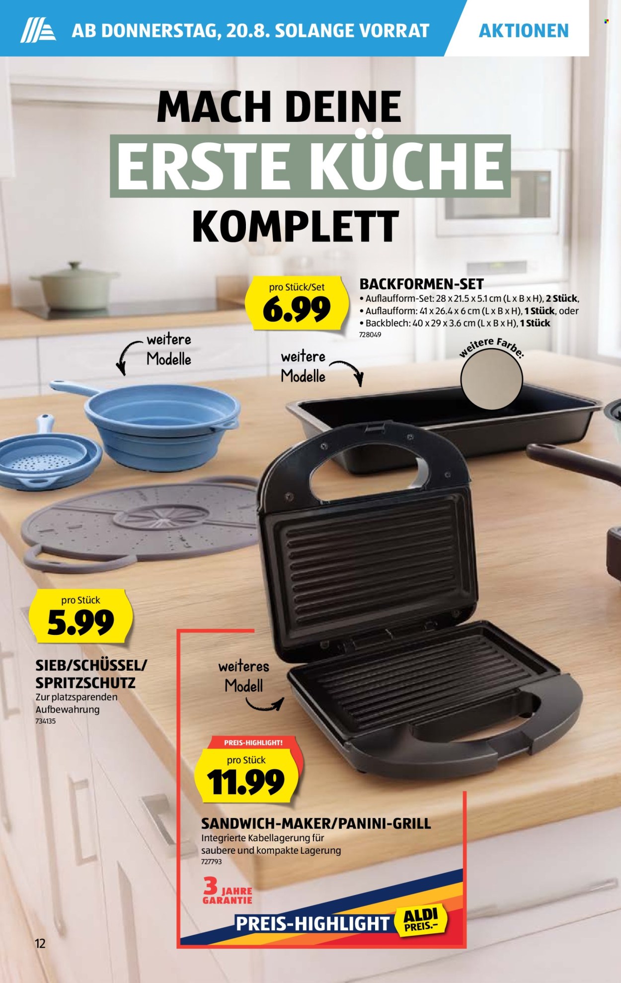 Volantino Aldi - 20.8.2026 - 26.8.2026. Pagina 12