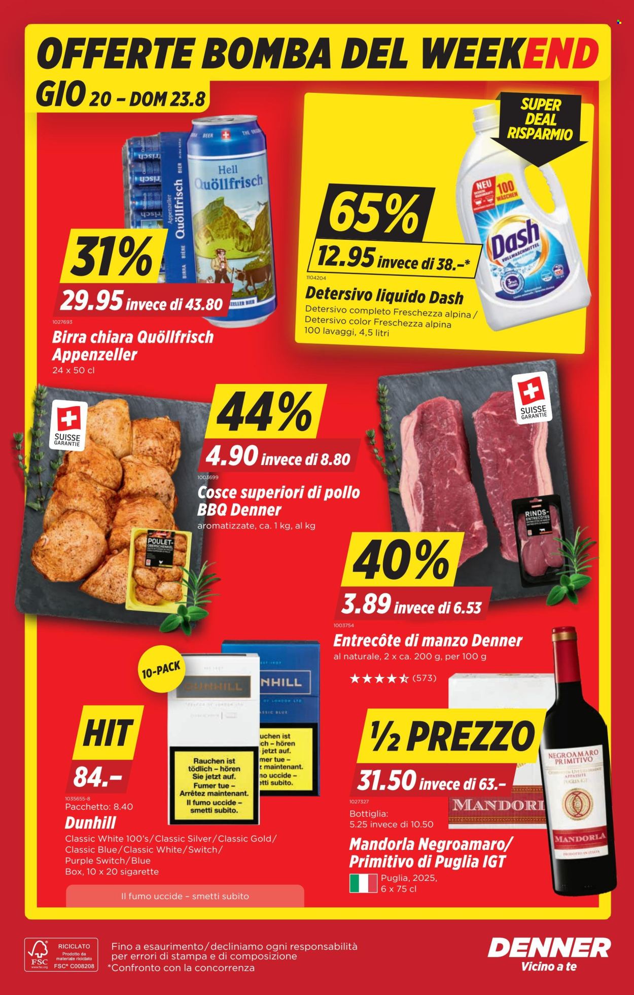Volantino Denner - 20.8.2026 - 26.8.2026. Pagina 22