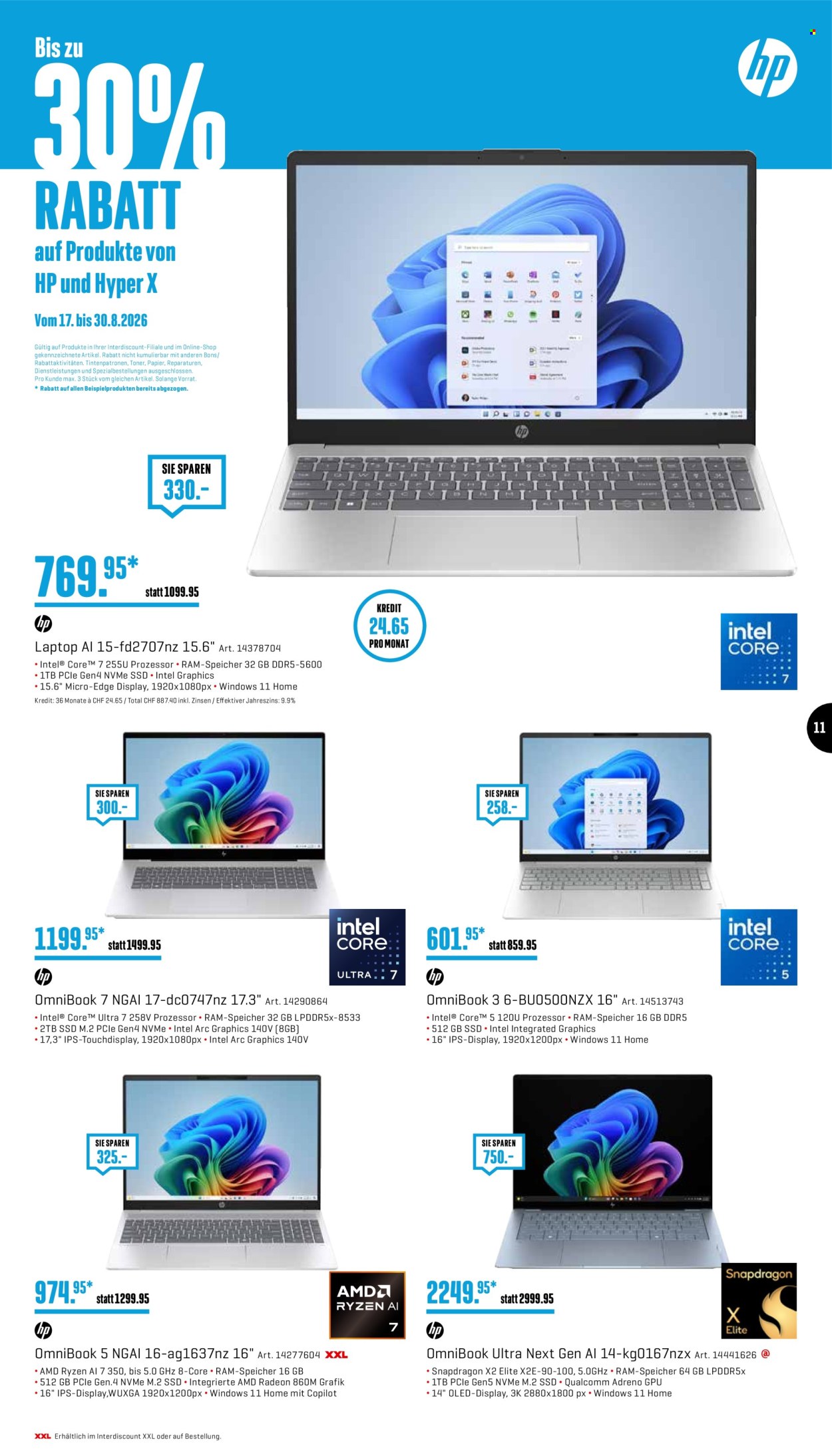 Catalogue Interdiscount - 17.8.2026 - 30.8.2026. Page 11