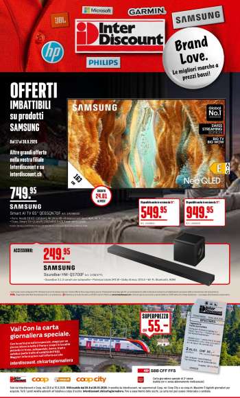 Catalogue Interdiscount - 17.8.2026 - 30.8.2026.