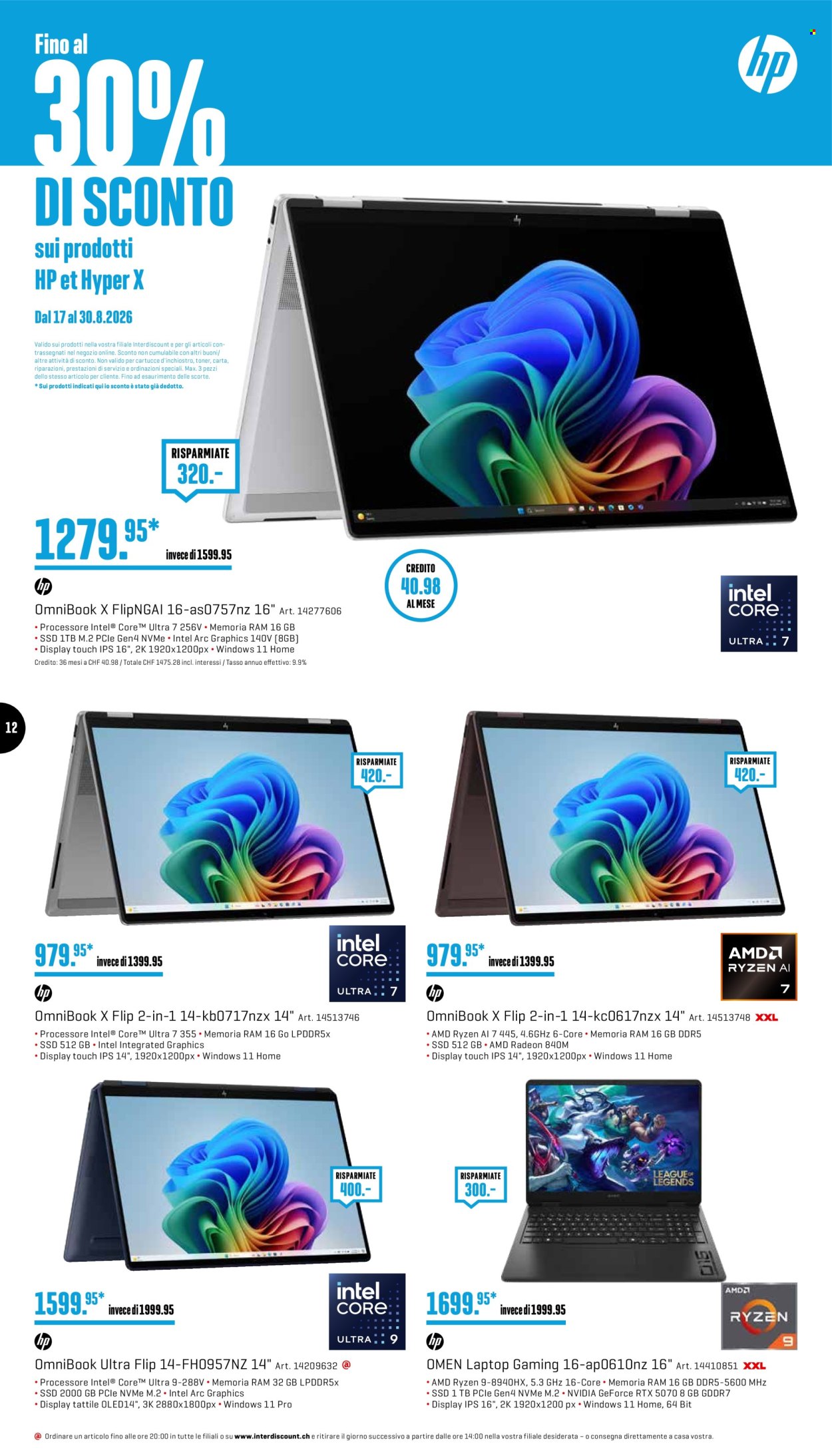 Catalogue Interdiscount - 17.8.2026 - 30.8.2026. Page 12