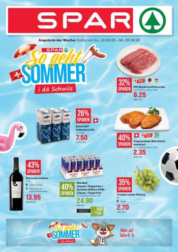 Volantino SPAR - 20.8.2026 - 26.8.2026.