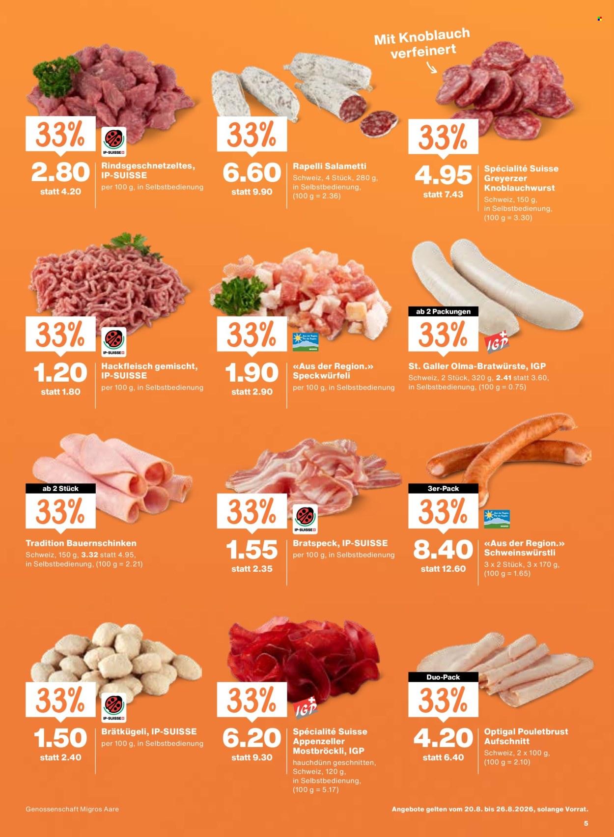 Volantino Migros - 20.8.2026 - 26.8.2026. Pagina 5