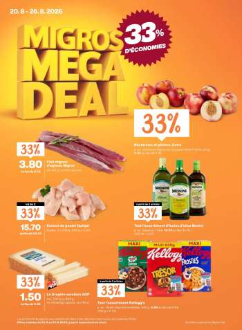Prospekte Migros - 20.8.2026 - 26.8.2026.
