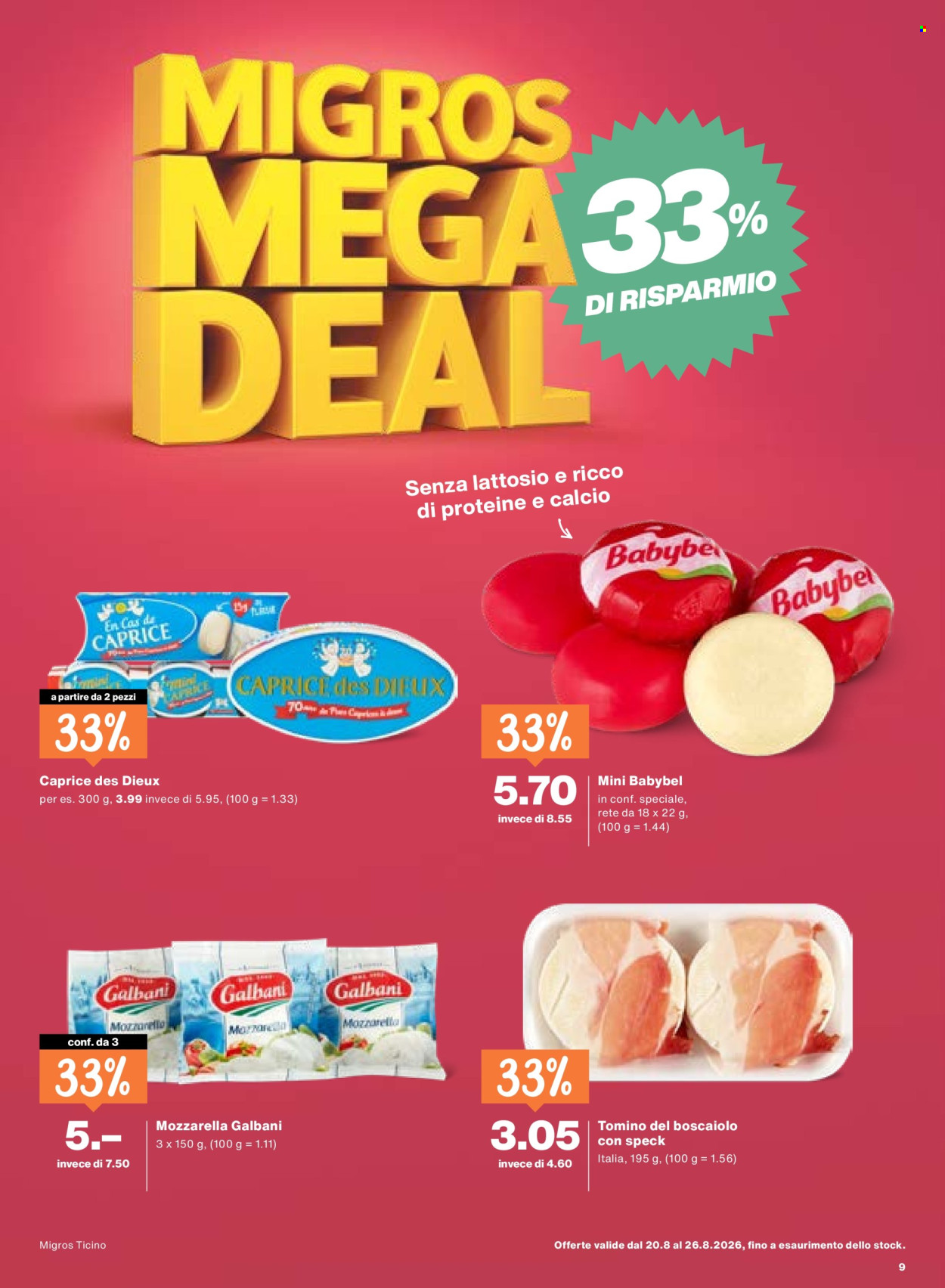 Volantino Migros - 20.8.2026 - 26.8.2026. Pagina 9