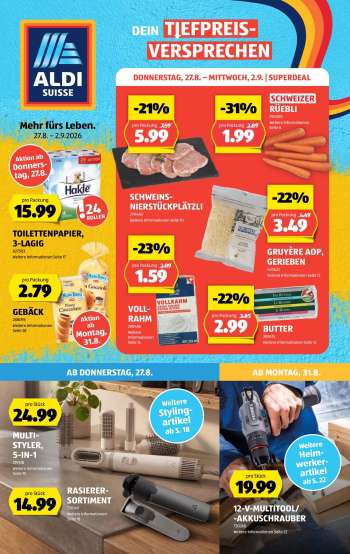 Volantino Aldi - 27.8.2026 - 2.9.2026.