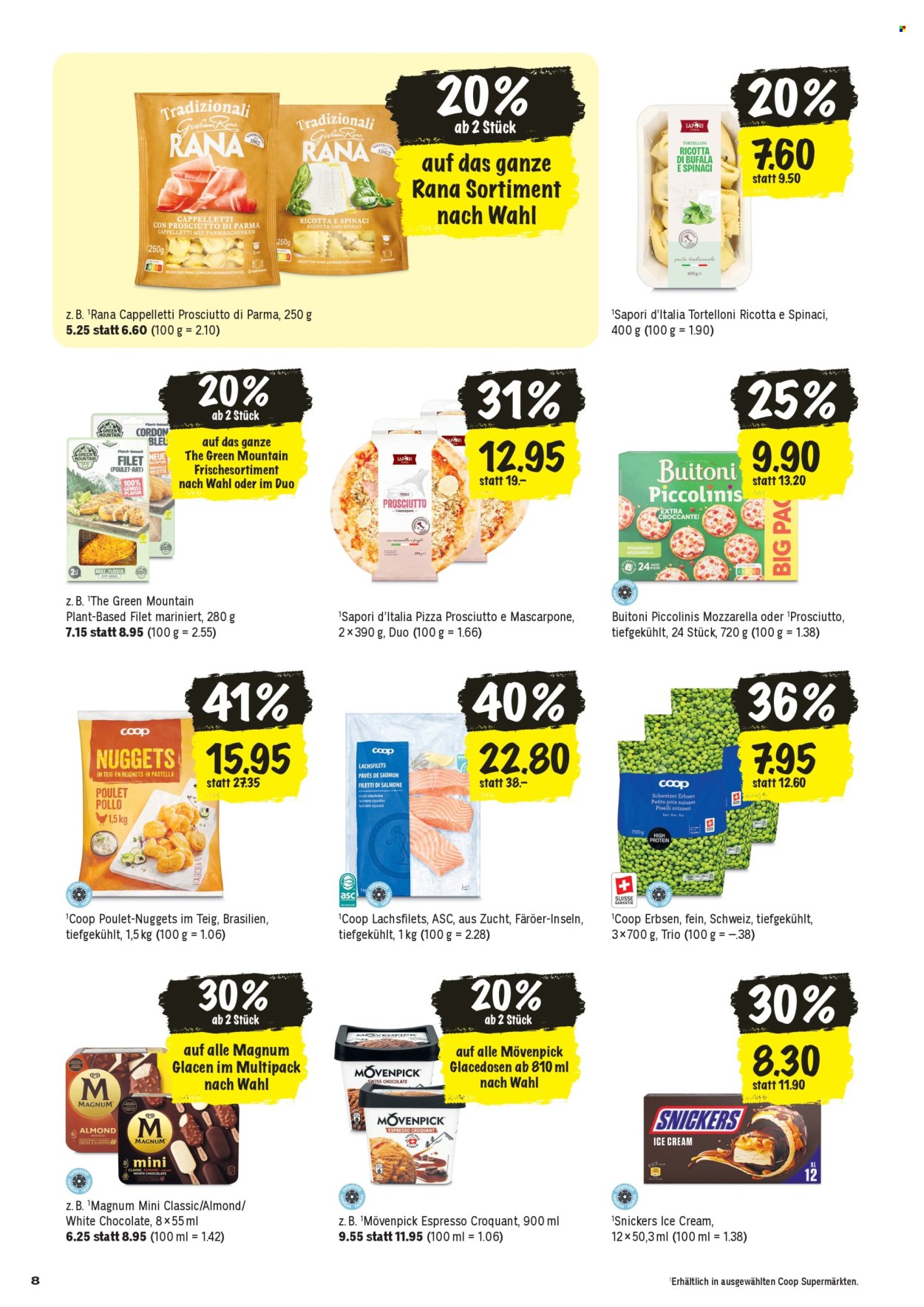 Prospekt Coop - 20.8.2026 - 26.8.2026. Seite 8