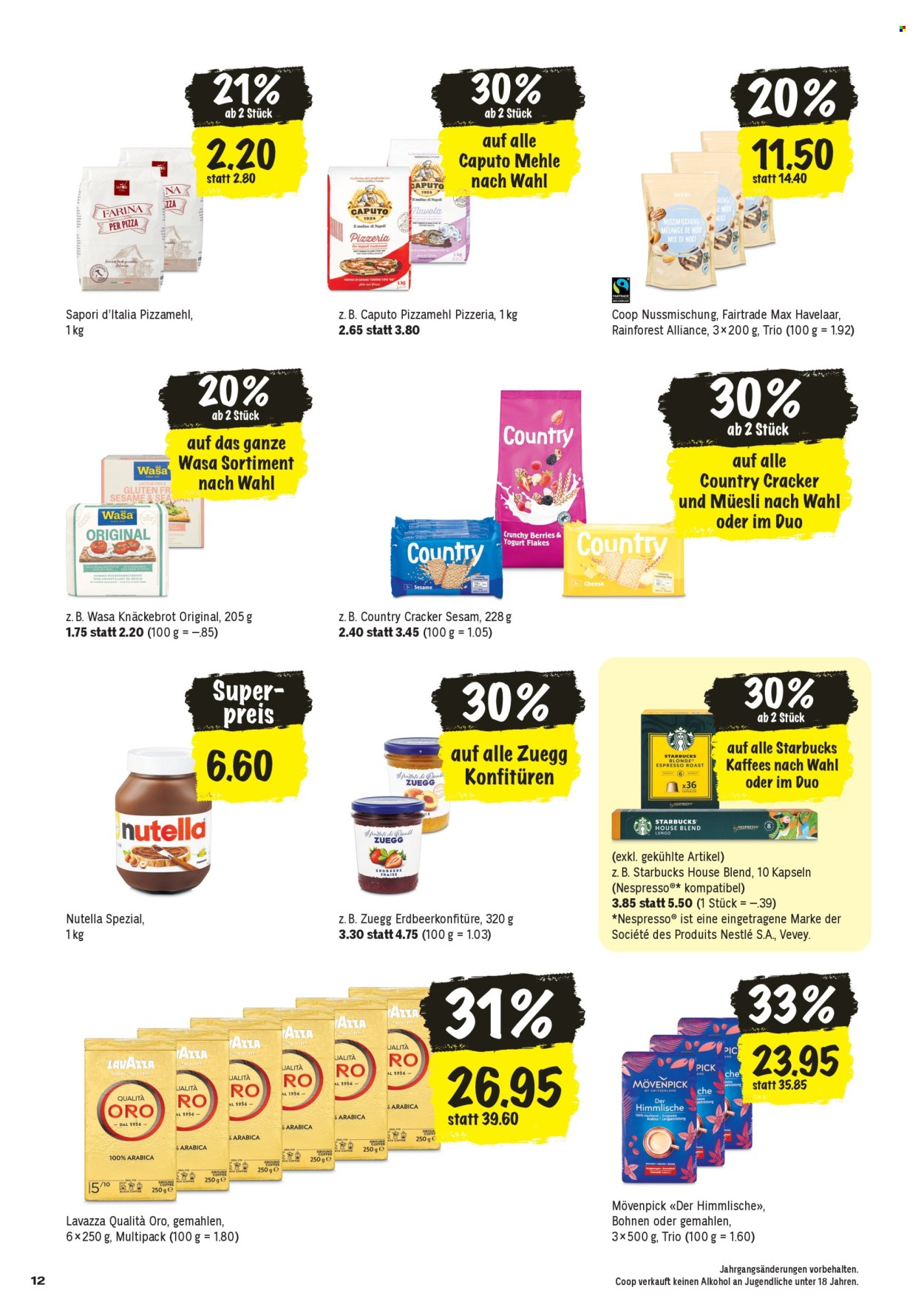 Prospekt Coop - 20.8.2026 - 26.8.2026. Seite 12