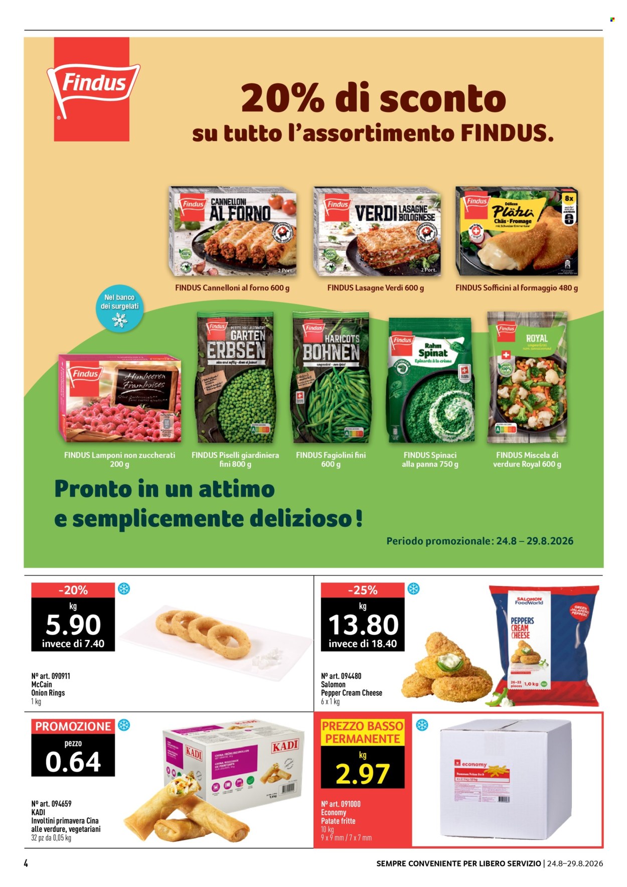 Volantino Prodega - 20.8.2026 - 26.8.2026. Pagina 4