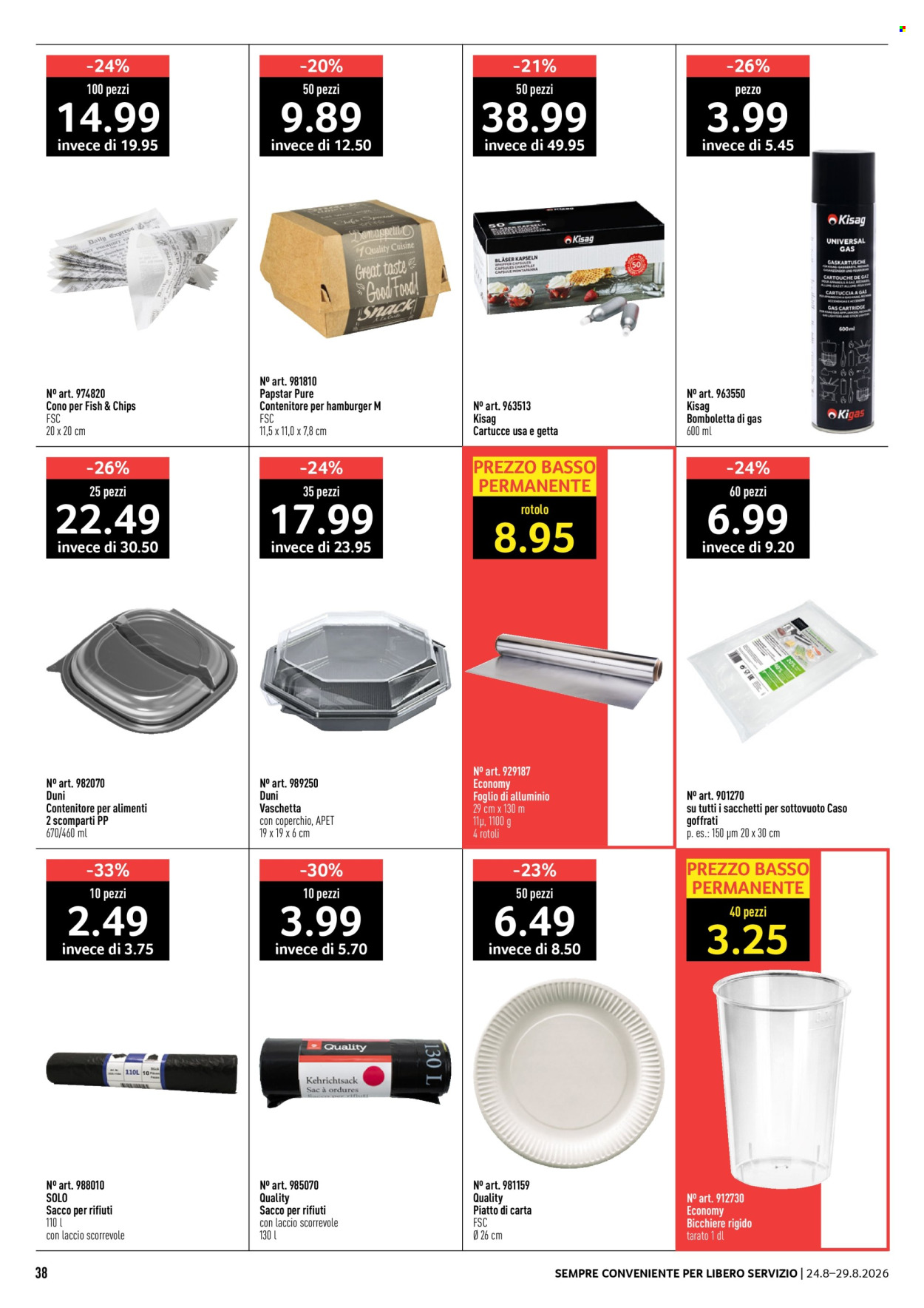 Volantino Prodega - 20.8.2026 - 26.8.2026. Pagina 38