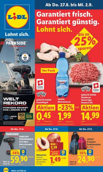 Catalogue Lidl - 27.8.2026 - 2.9.2026.
